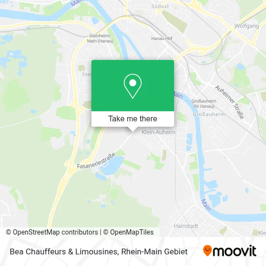 Bea Chauffeurs & Limousines map