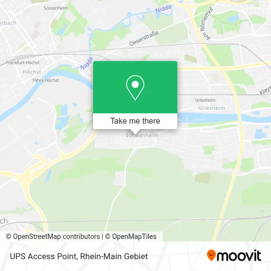 Ups Access Point map
