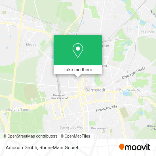 Adiccon Gmbh map