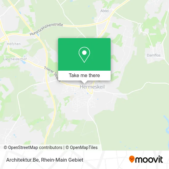 Architektur.Be map