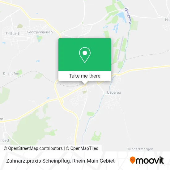 Zahnarztpraxis Scheinpflug map