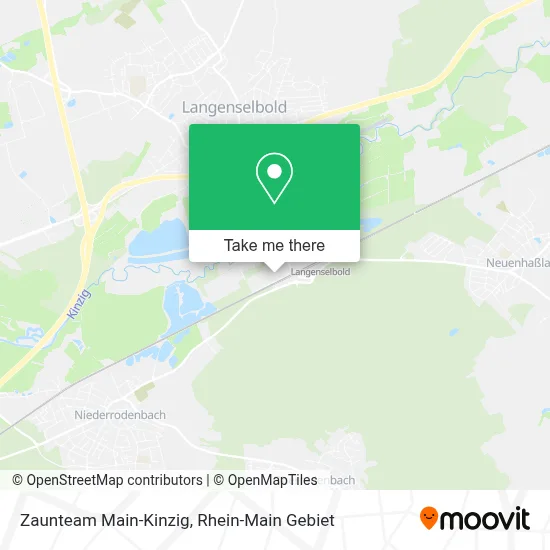 Zaunteam Main-Kinzig map