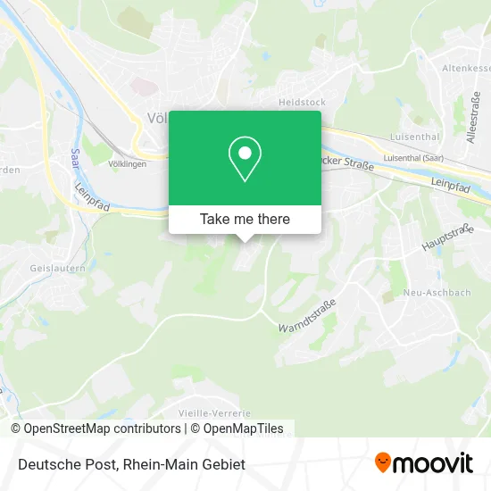 Deutsche Post map