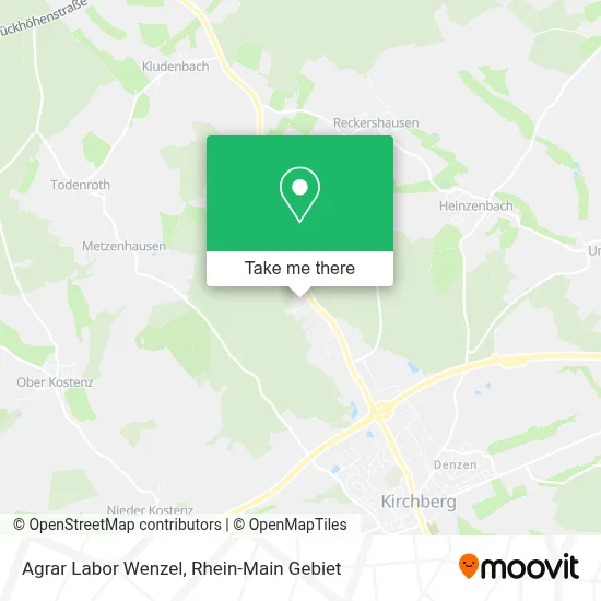 Agrar Labor Wenzel map
