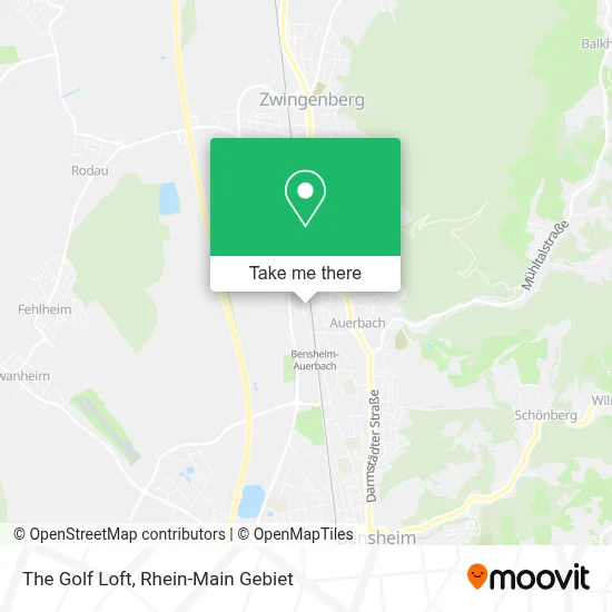 The Golf Loft map