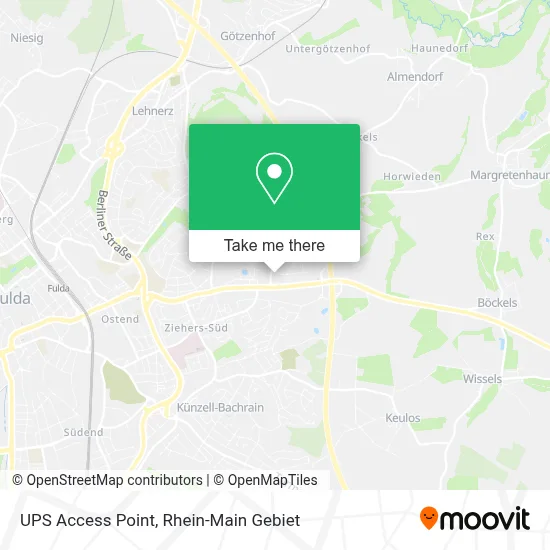 Ups Access Point map