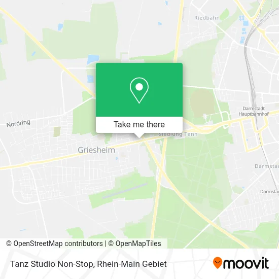 Tanz Studio Non-Stop map