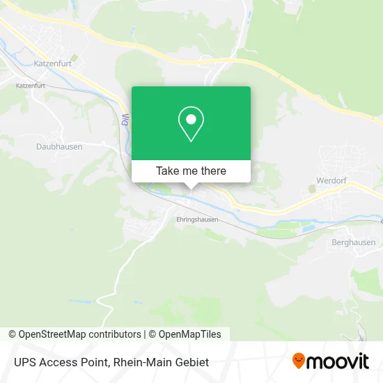Ups Access Point map