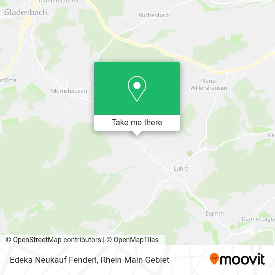 Edeka Neukauf Fenderl map