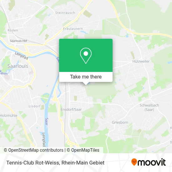 Tennis-Club Rot-Weiss map