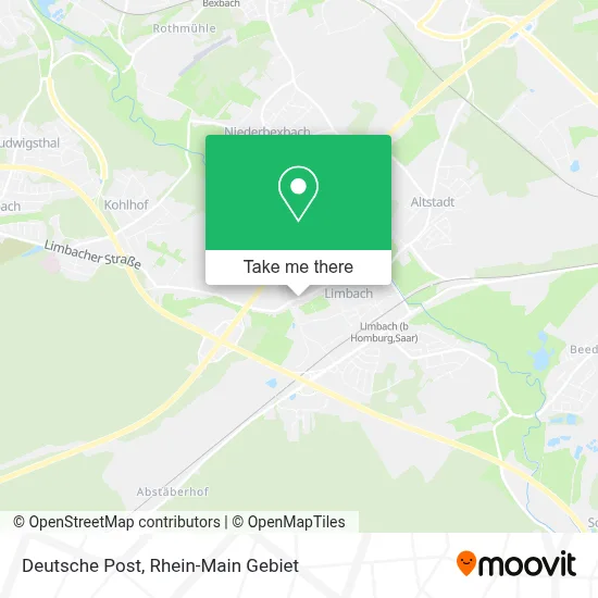 Deutsche Post map
