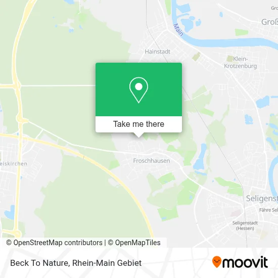 Beck To Nature map