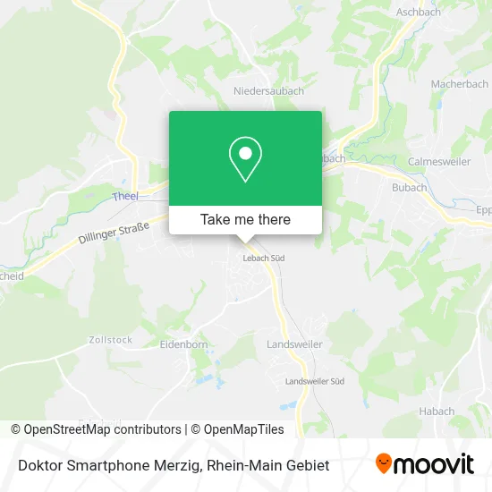 Doktor Smartphone Merzig map