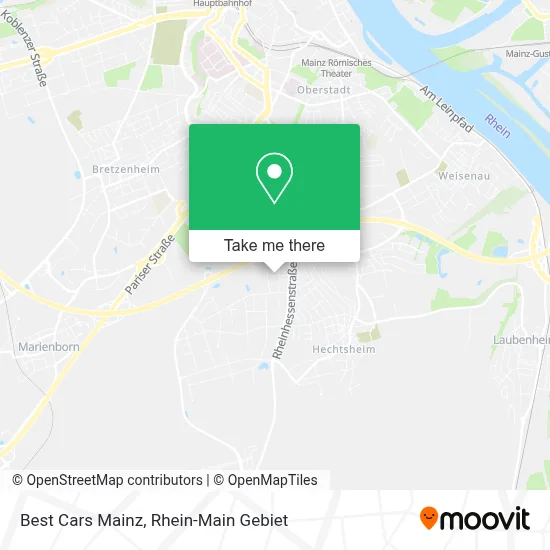 Best Cars Mainz map