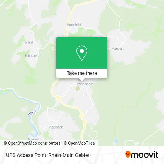 Ups Access Point map