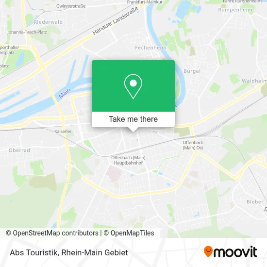 Abs Touristik map