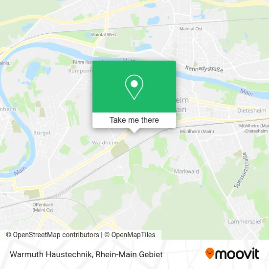 Warmuth Haustechnik map