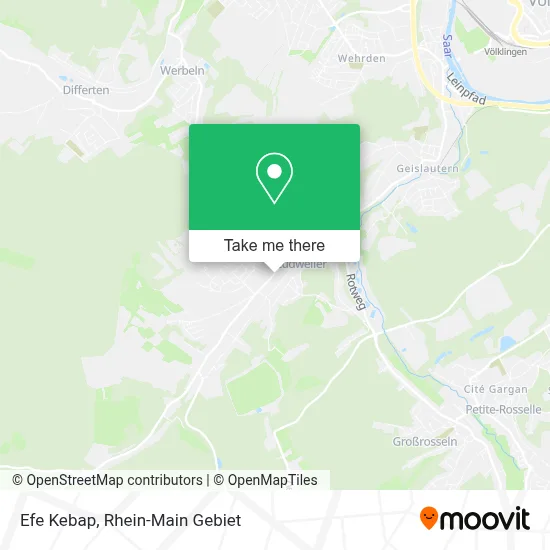 Efe Kebap map