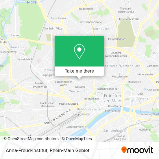 Anna-Freud-Institut map