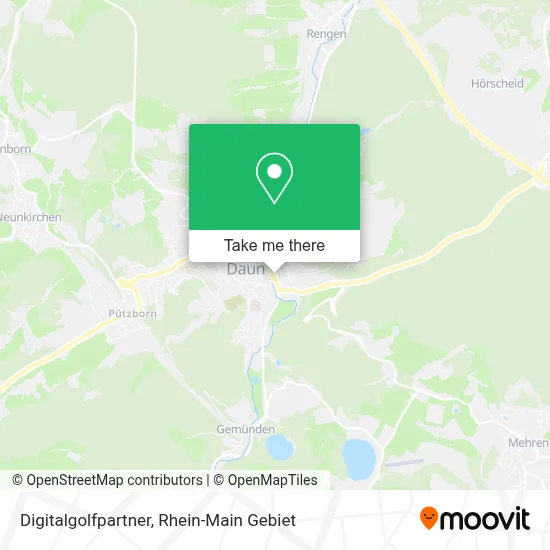 Digitalgolfpartner map