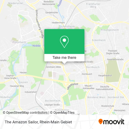 The Amazon Sailor map