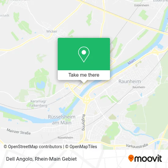 Dell Angolo map