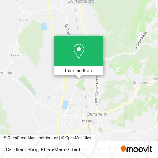 Candleier Shop map