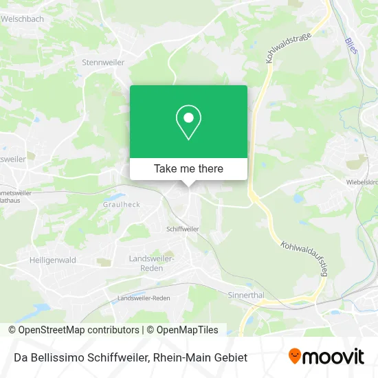 Da Bellissimo Schiffweiler map