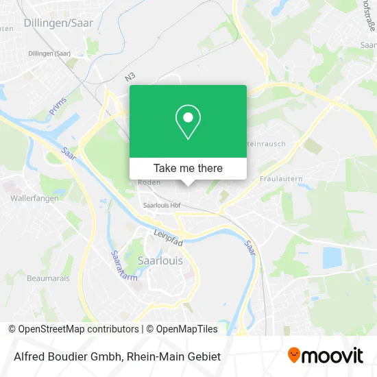 Alfred Boudier Gmbh map