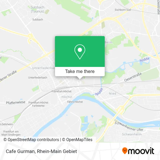 Cafe Gurman map