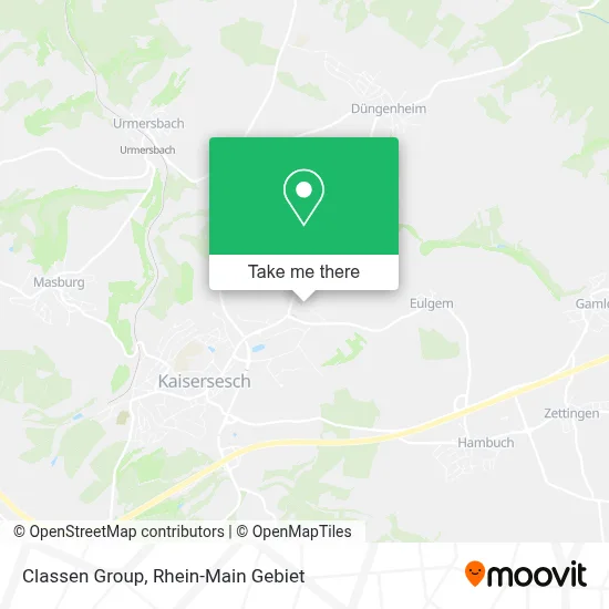 Classen Group map
