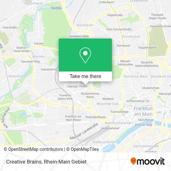 Creative Brains map