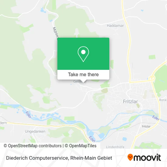 Diederich Computerservice map