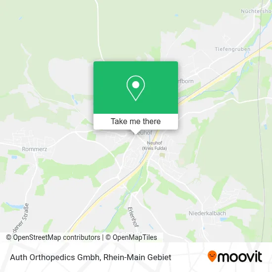 Auth Orthopedics Gmbh map