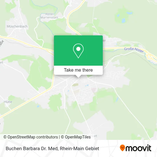 Buchen Barbara Dr. Med map