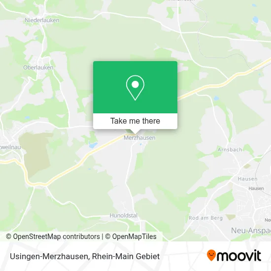 Usingen-Merzhausen map