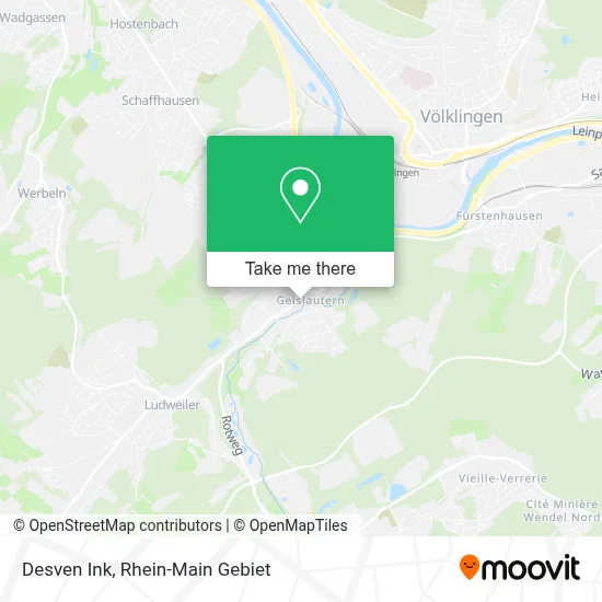Desven Ink map