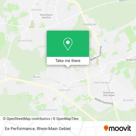 Ee Performance map