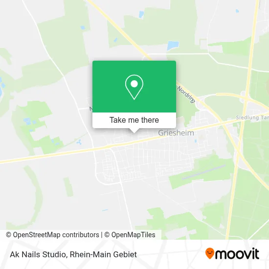 Ak Nails Studio map