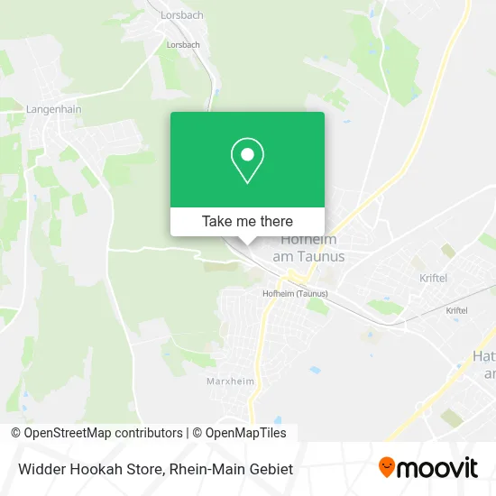 Widder Hookah Store map