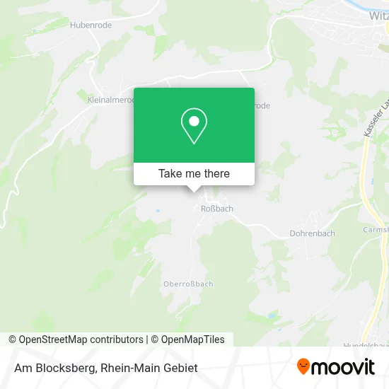 Am Blocksberg map