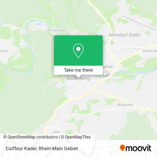 Coiffeur Kader map