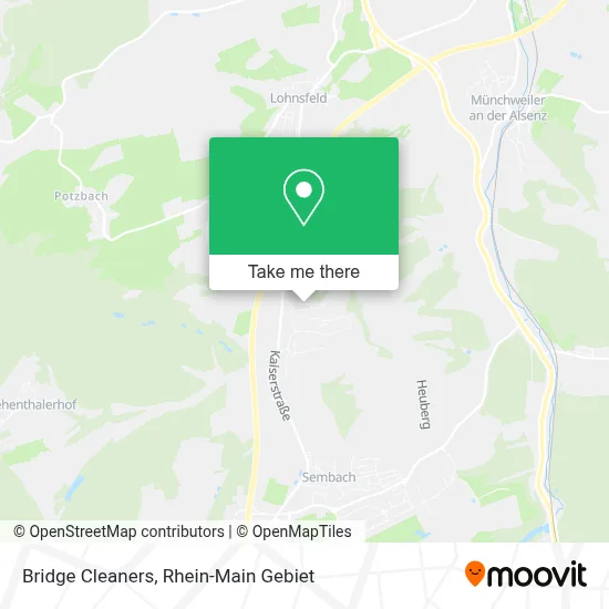 Bridge Cleaners map