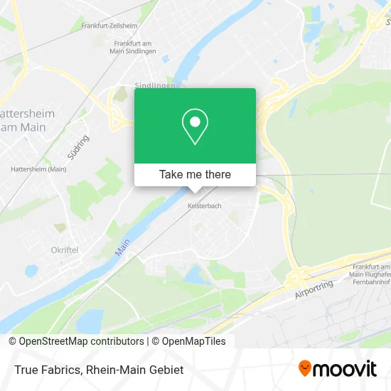 True Fabrics map