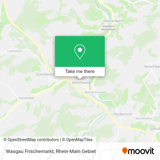 Wasgau Frischemarkt map