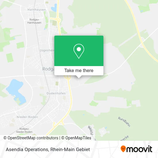 Asendia Operations map
