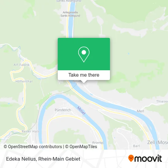Edeka Nelius map