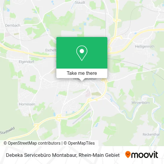 Debeka Servicebüro Montabaur map