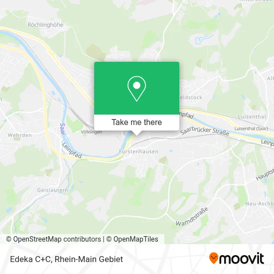 Edeka C+C map