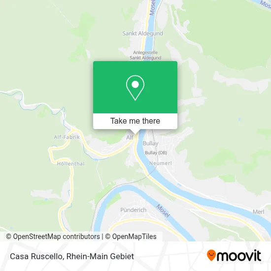 Casa Ruscello map